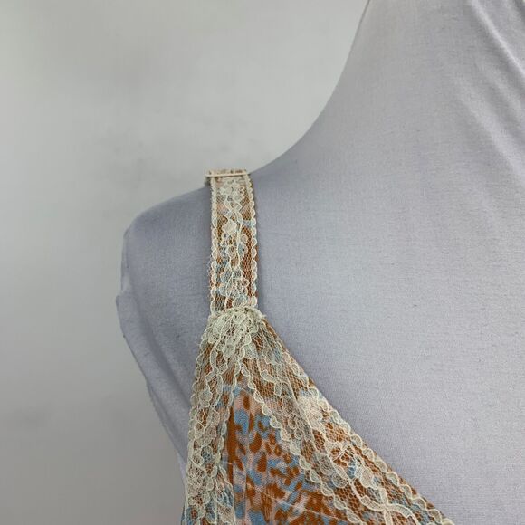 Sundance Dress Women 16 Multi Island Tales Coastal Chic Side Zip Lined Maxi - Picture 4 of 16